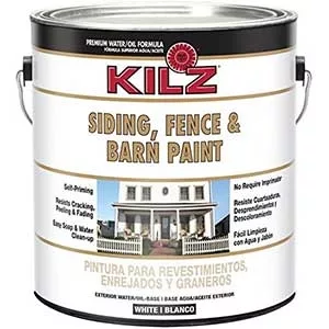 KILZ Exterior Oil Based Paint - Barn/Siding/Fence (White)
