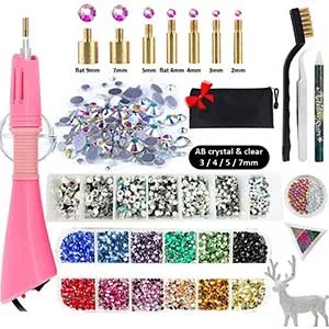 Hotfix Rhinestone Applicator Kit - 3880pcs- 12 Colors