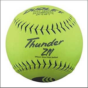 Dudley USSSA Thunder ZN Slow Pitch Softball -.47 COR - Stadium Stamp