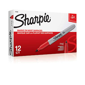 Sharpie 30002 Fine-Point Permanent Markers