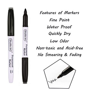 Shuttle Art Fine-Point Permanent Markers