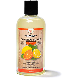 Butcher Block Oil & Conditioner, Lemon & Orange Formula