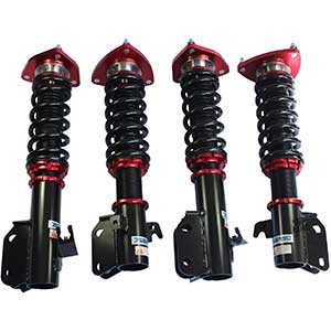 JDMSPEED Coilovers For WRX, Impreza-2002-2007, Red