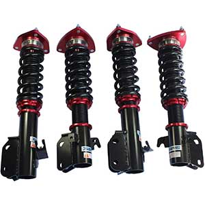 JDMSPEED Coilovers for WRX, Impreza-2002-2007, Red