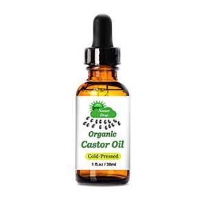 Nature Drop Organic Castor Oil, Eyelashes, Hair, Face And Skin