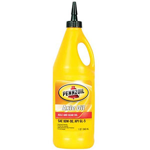 Pennzoil Axle And Gear Oil, Low Temperatures