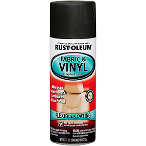 Rust-Oleum Flat Black Automotive Fabric & Vinyl Spray Paint