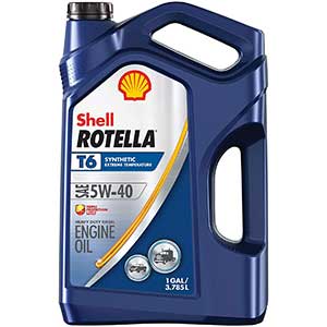 Shell Rotella T6 Synthetic 5W-40 Diesel Engine Oil