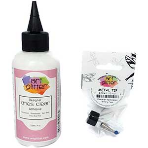 Art Glitter Glue For Cardstock - Metal Tip