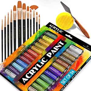 Complete Acrylic Paint For Painting - 24 Color-Set