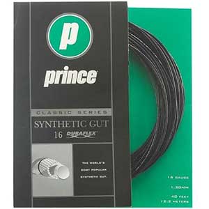 Prince Synthetic Gut With Duraflex 16g White Tennis String