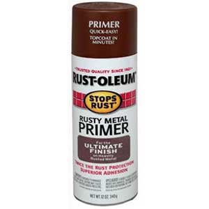 Rust-Oleum Flat Rusty Metal Primer, Spray Paint, 12-Ounce