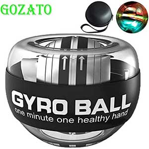 GOZATO Power Gyro Ball | Auto-Start | Wrist Strengthener