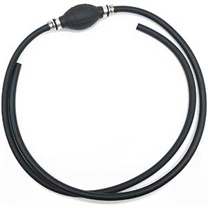 TIHOOD Marine Fuel Line | 5/16inch - Rubber | Bulb + Clamps | 6FT