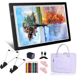 A4 LED Light Pad For Diamond Painting | Touch Switching