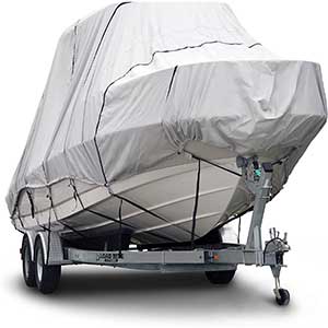 Budge T Top Boat Cover | Multi Resistance | 24' To 26' | Gray