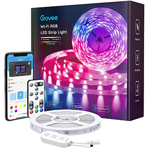 Govee Wifi LED Strip Lights/ IOS And Android App Controlled /16.4.