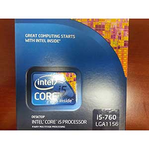 Intel Core I5-760 LGA 1156 CPU | 2.8 GHz | 8 MB