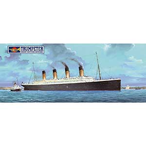 Trumpeter Titanic Plastic Model Kit | LED Lights| 19 Lbs