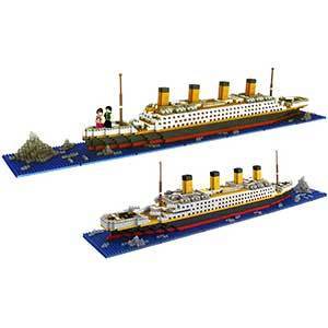 DOvOb Micro Titanic Model Kit | Mini Bricks Toy | 1872 Pcs