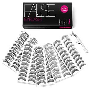 Eliace Lashes For Small Eyes | Soft Fibre | Fifty Pairs