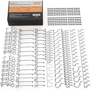 Incly Pegboard Hooks Set | Heavy Duty | Multi-Size | 206pcs