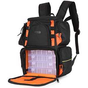 Lixada Tackle Backpack | Multifunctional | Waterproof | 4 Trays