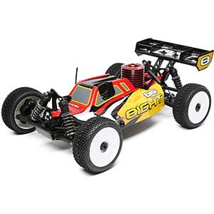 Losi Gas Powered RC Cars | Nitro Buggy | Metal Gear