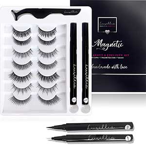 Luxilla Lashes For Small Eyes | Magnetic Kit | Seven Pairs