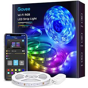 Govee Smart RGB Led Strip Lights | Voice Control | WIFI | 16.4 Ft
