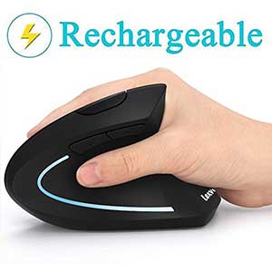LEKVEY Mouse For Arthritis | Rechargeable Batteries