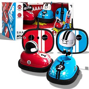 Sharper Image RC Bumper Cars | Red & Blue | 2.4 GHz