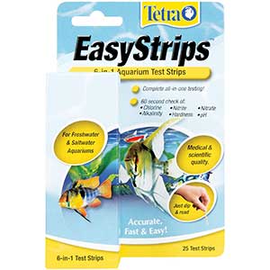 Tetra Easy Strips Nitrate Test Kit | Fresh/Salt Water | 6-in-1