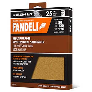 Fandeli Assorted Grit Sandpaper For Removing Paint From Wood